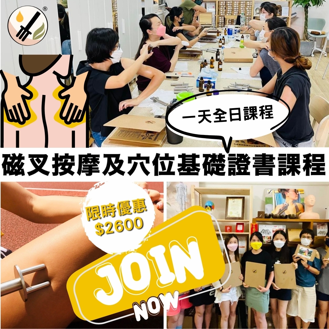 磁叉按摩及穴位基礎證書課程 Level 1 (一天課程) - Magnetic Massager Therapy Limi ...