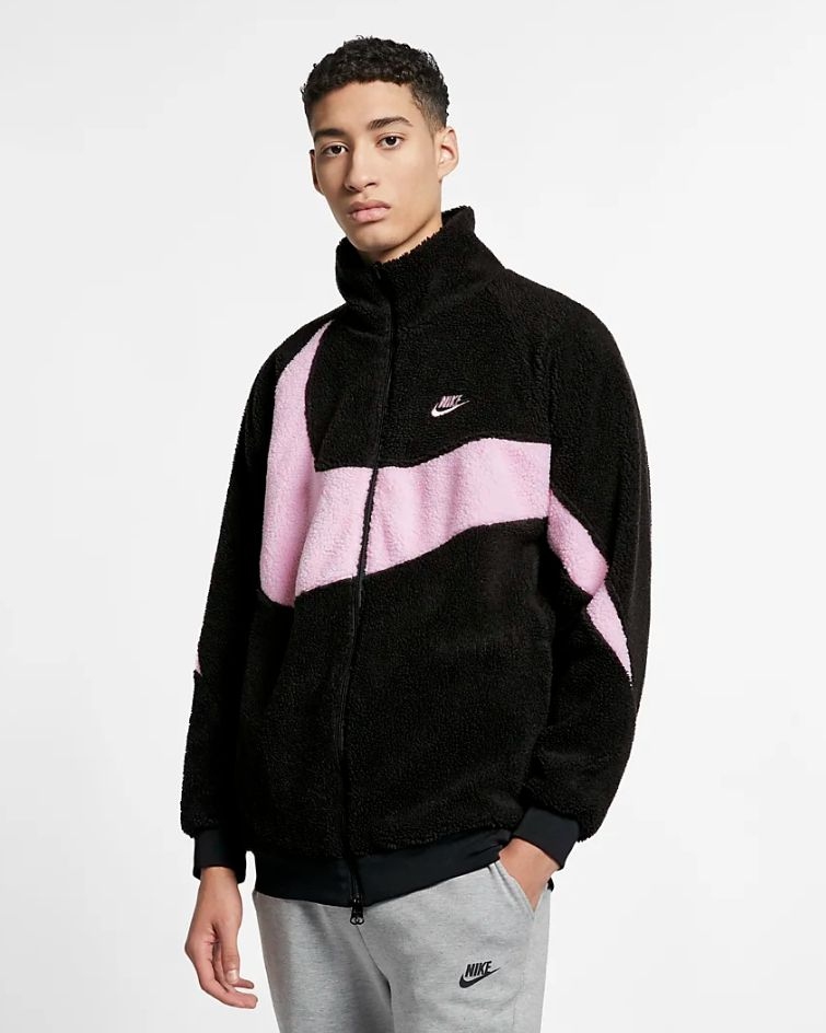 nike black reversible jacket