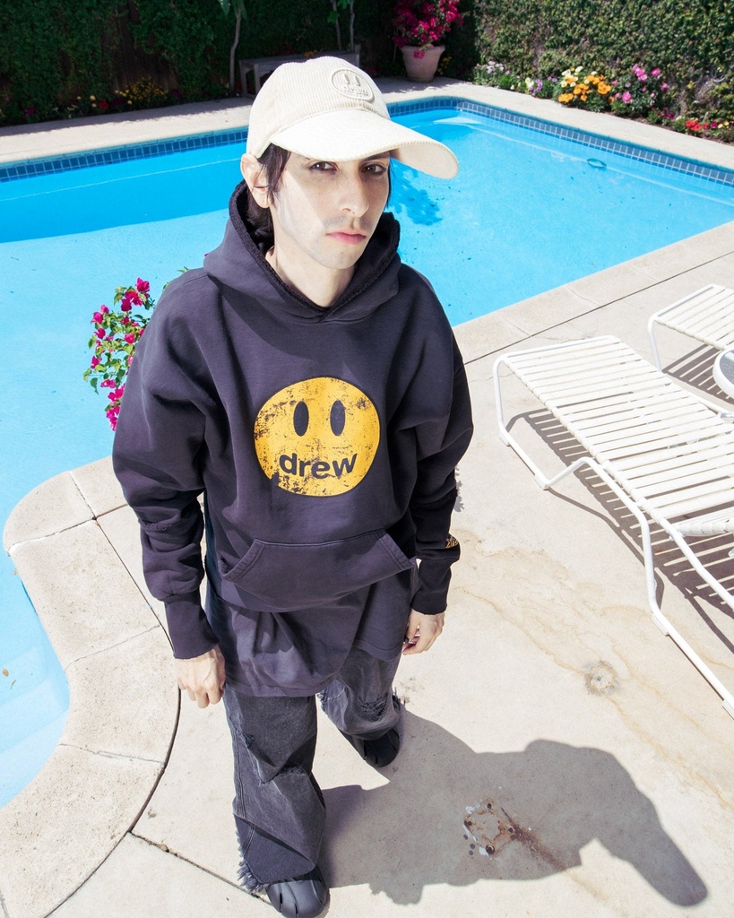 トップス drew house DECONSTRUCTED MASCOT HOODIE DREW HOUSE DECONSTRUCTED MASCOT HOODIE BLACK – ONE OF A KIND