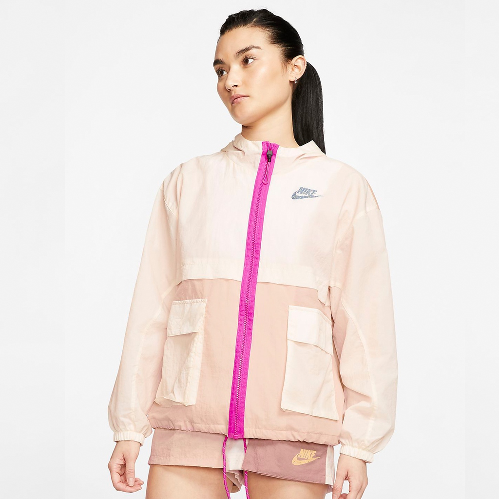 nike icon clash jacket pink