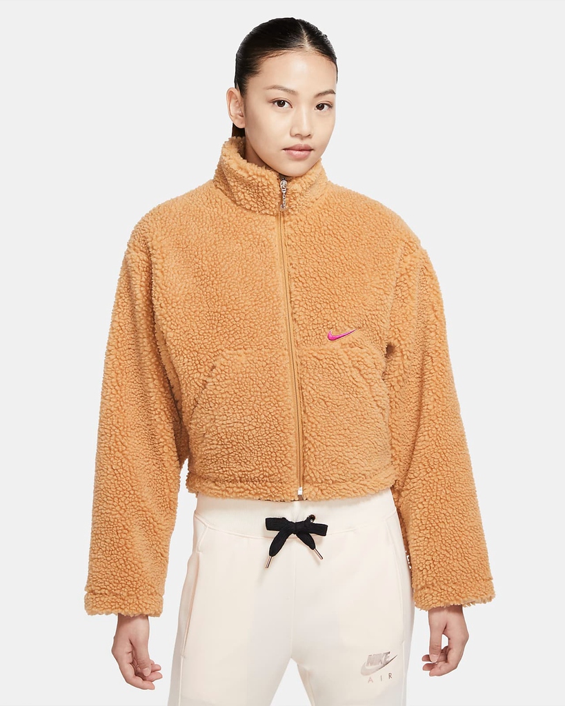 nike women's swoosh sherpa jacket