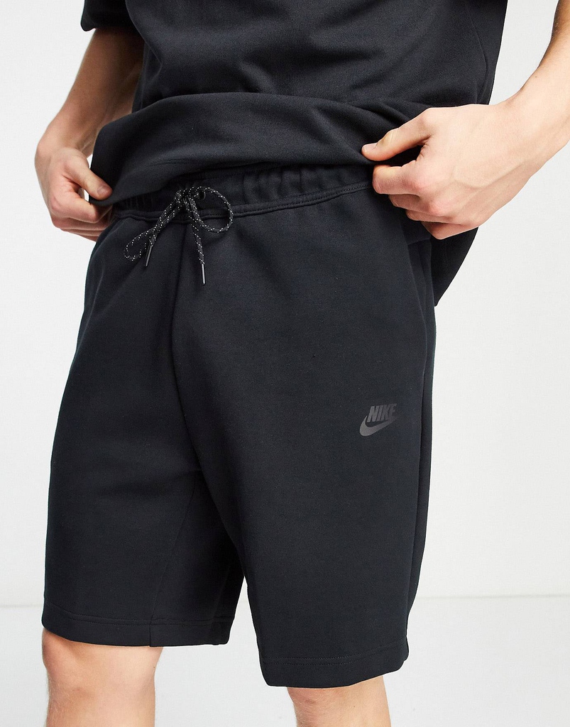 nike tech black shorts