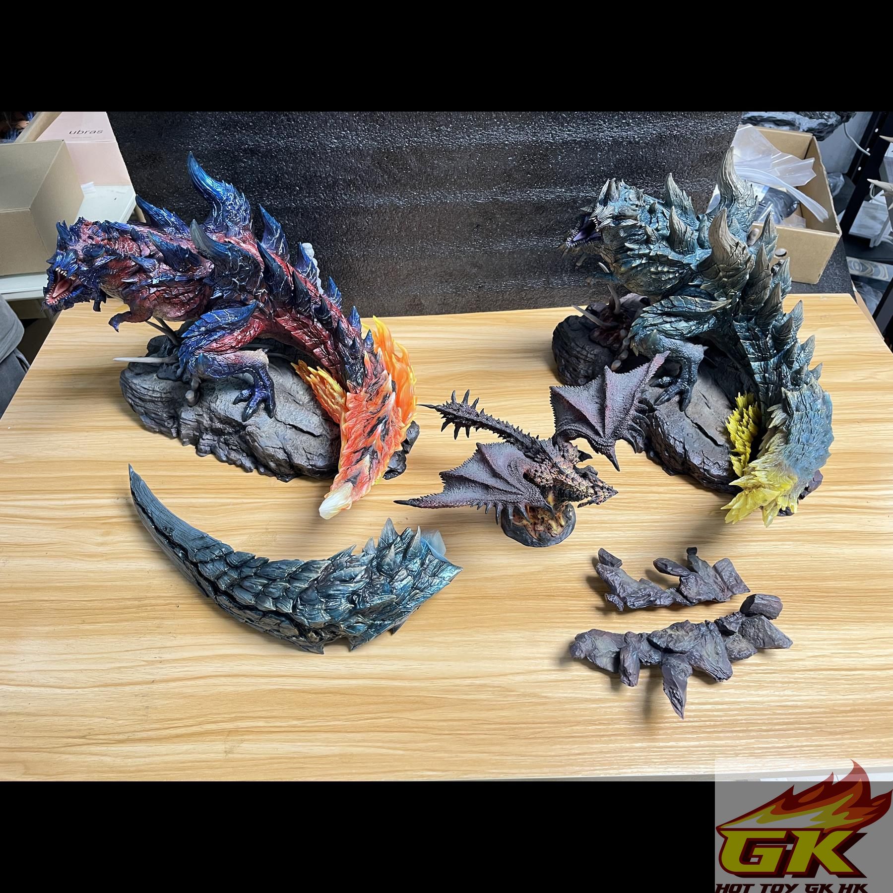 新品預定 13501 DragonFrontierStudio 怪獸獵人斬龍/硫斬龍 - HotToyGKHK