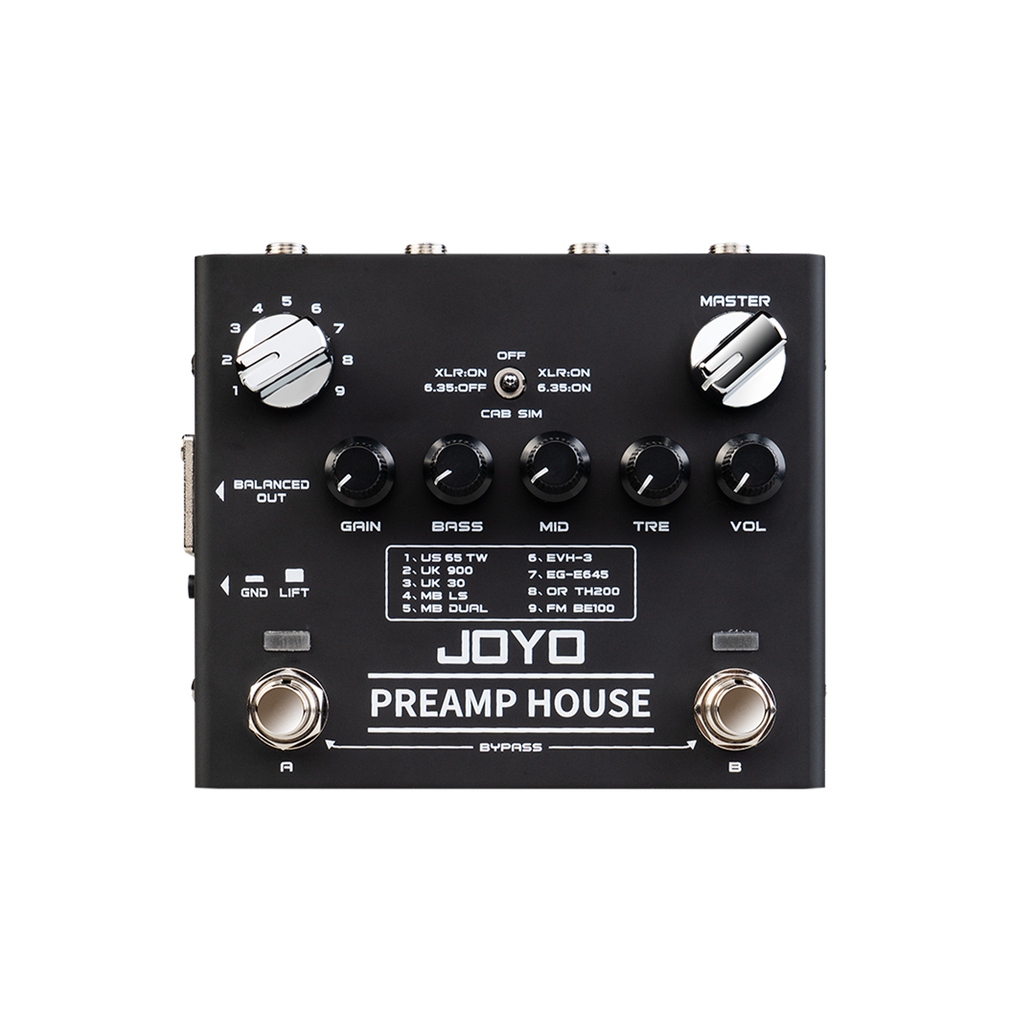 JOYO PREAMP HOUSE (Preamp simulator)結他Pedal｜香港行貨一年