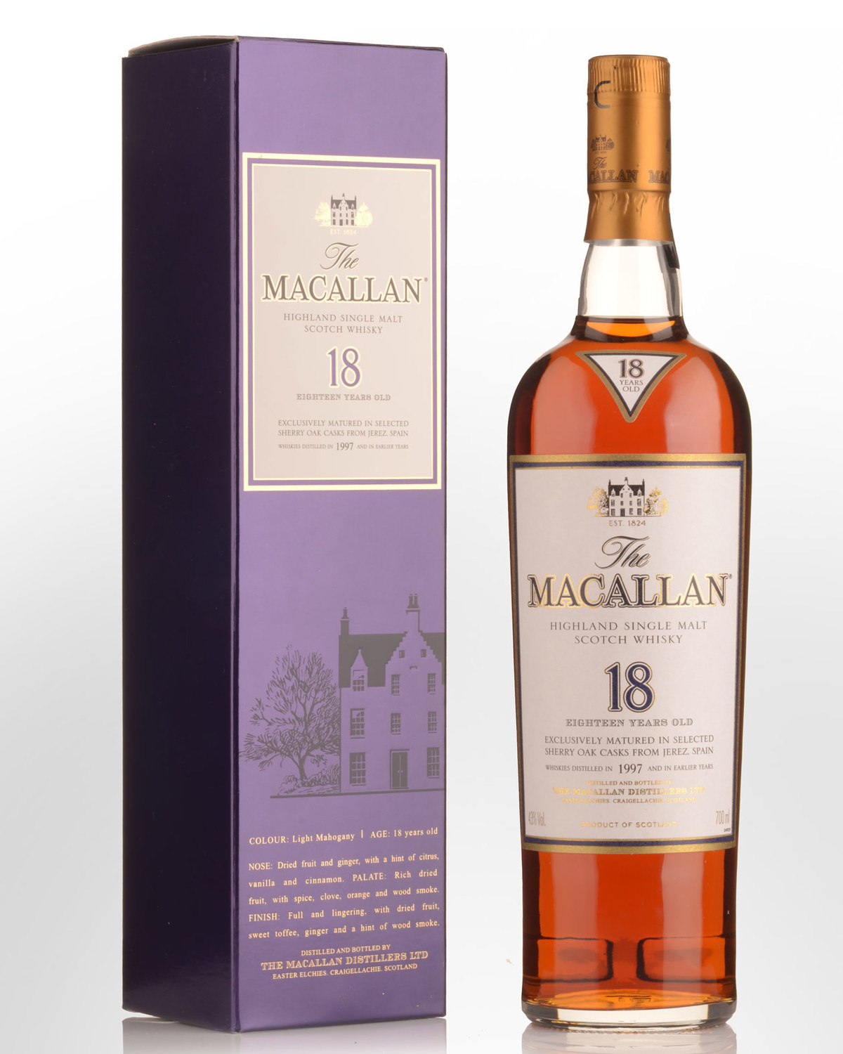 MACALLAN SHERRY OAK CASK18年 Amazon.co.jp: ザ マッカラン 18年 シェリーオーク 43度 700ml