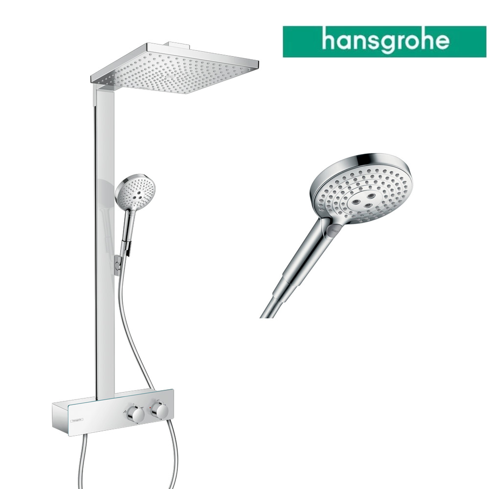 Hansgrohe 27361000 Raindance E 恆溫雨淋柱套裝- SUNEAST