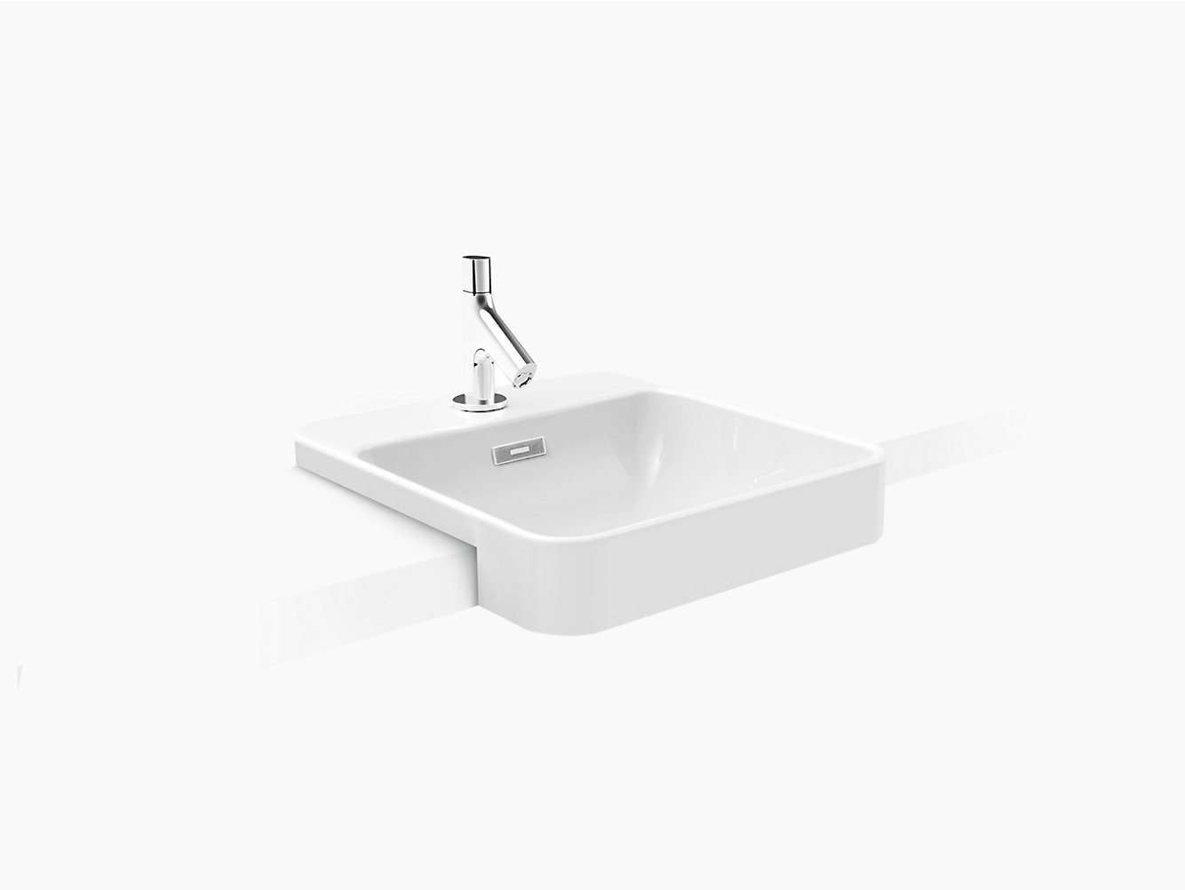 KOHLER K-98930X-1-0 FOREFRONT 方形半崁式浴室面盆 - SUNEAST - 日東 五金潔具有限公司
