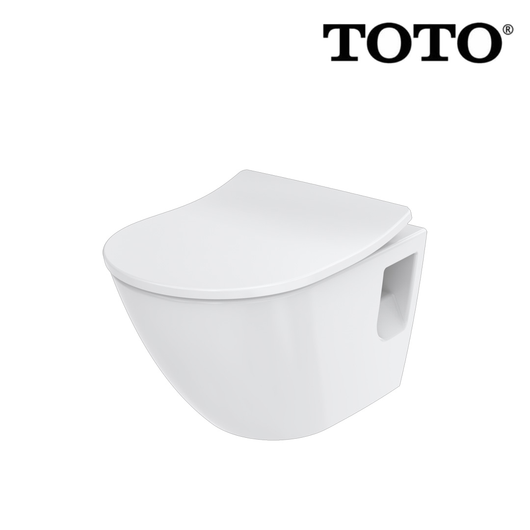 【toto】 TOTO C762E CeFiONtect 掛牆(淨)座廁身- SUNEAST - 日東五金潔具有限公司