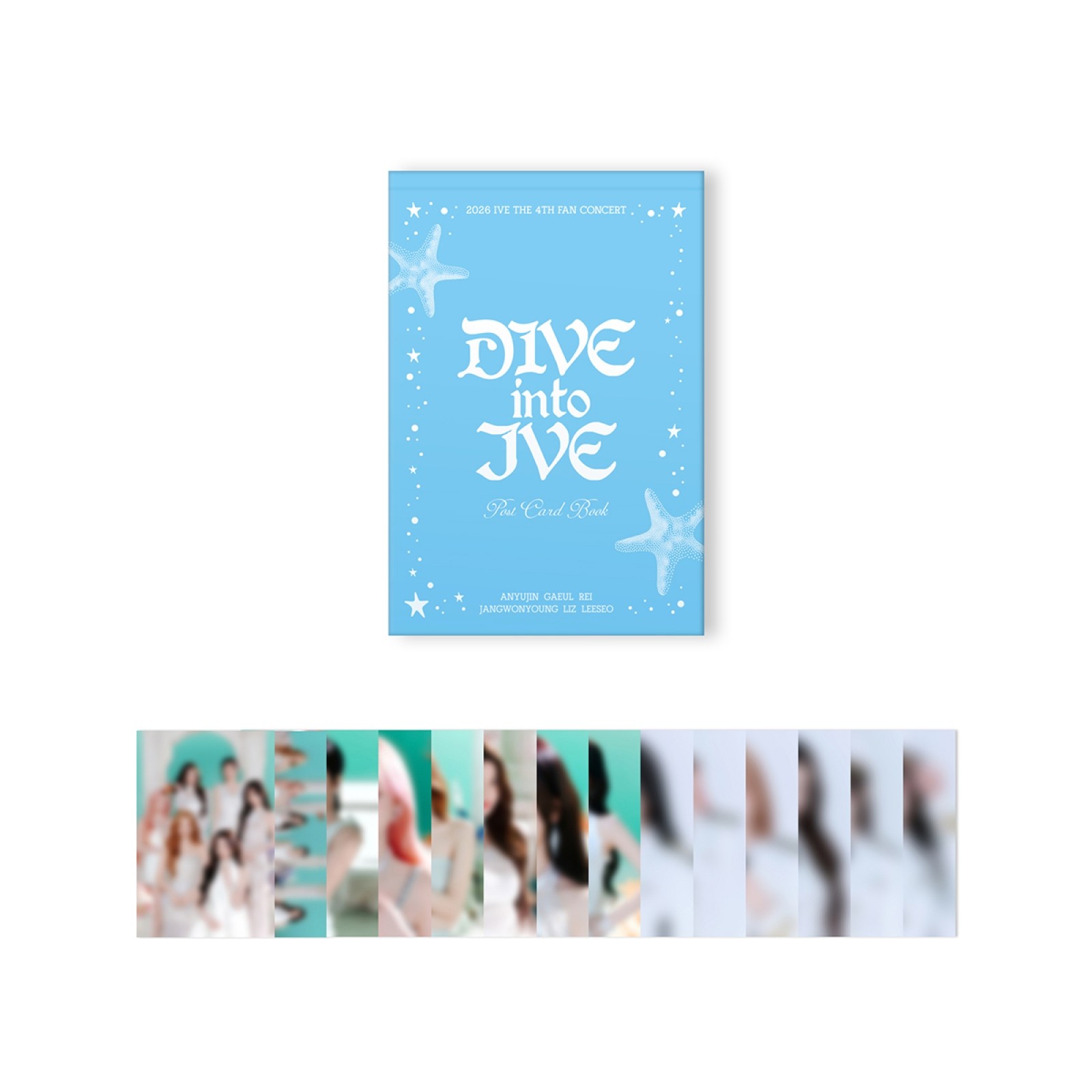IVE - [DIVE into IVE] 4th Fan Concert MD Postcard Book - MelodyBox