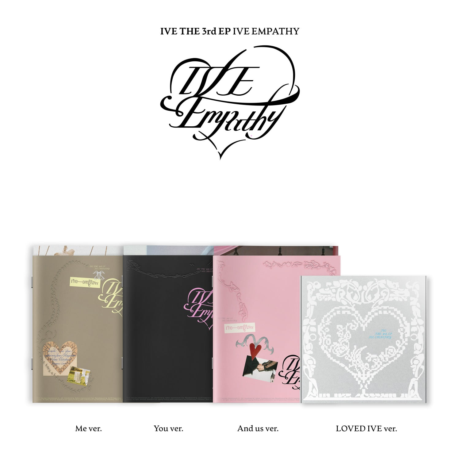 IVE EMPATHY loved ive 封入 6種コンプ IVE EMPATHY loved ive 封入 6種コンプ IVE - IVE EMPATHY / 3RD