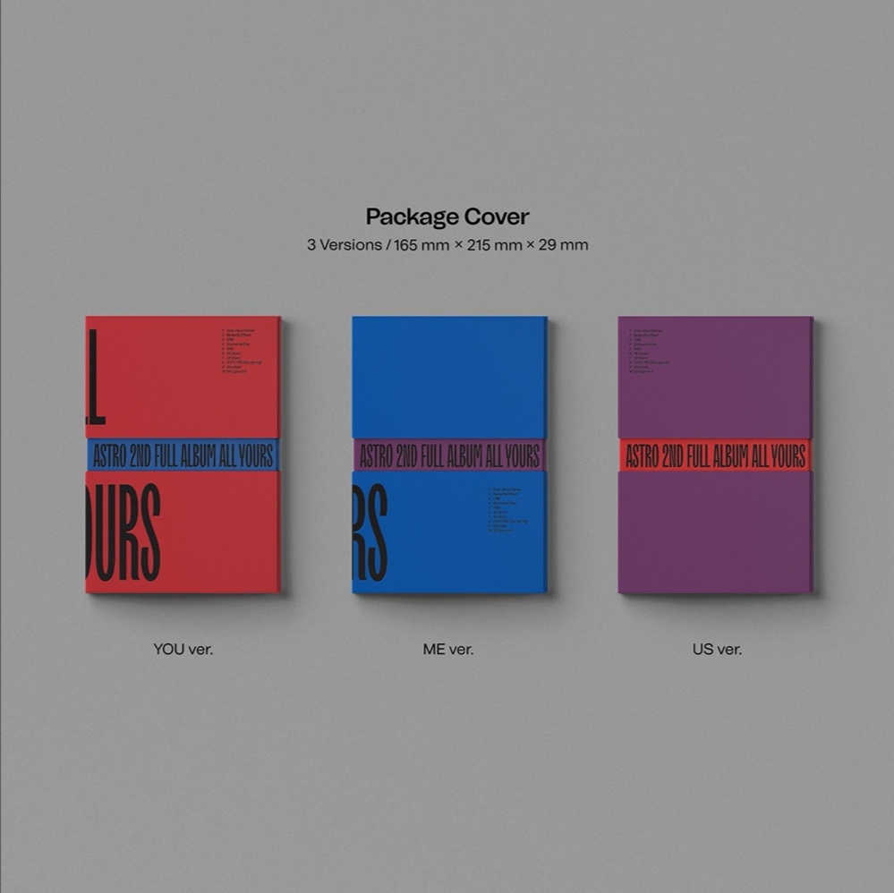 ASTRO  ALL YOURS SET ver.新品未開封 ASTRO ALL YOURS SET ver.新品未開封（ASTRO All Yours 3種×2
