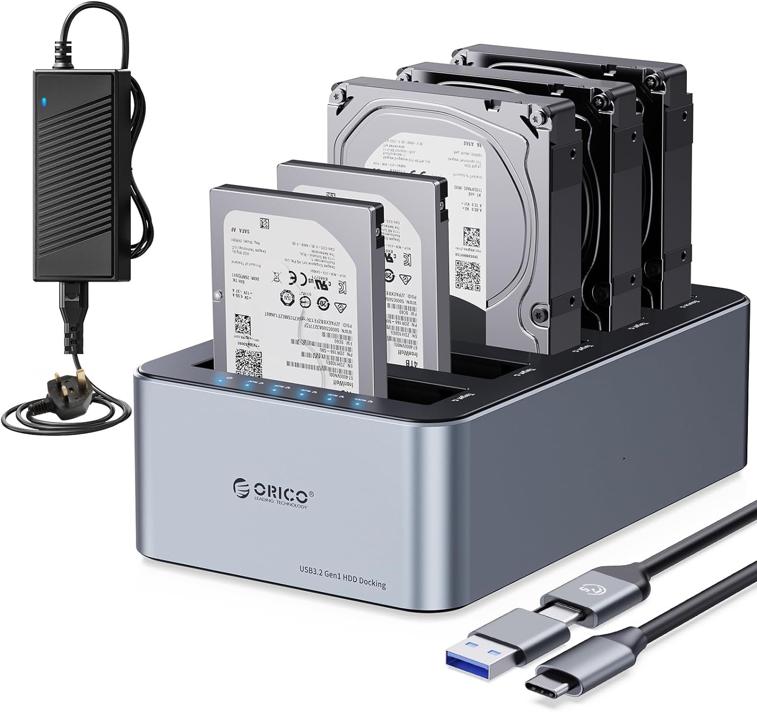 Samsung Ssd ORICO 5Bay Hard Drive With Cloner Hard Drive Docking