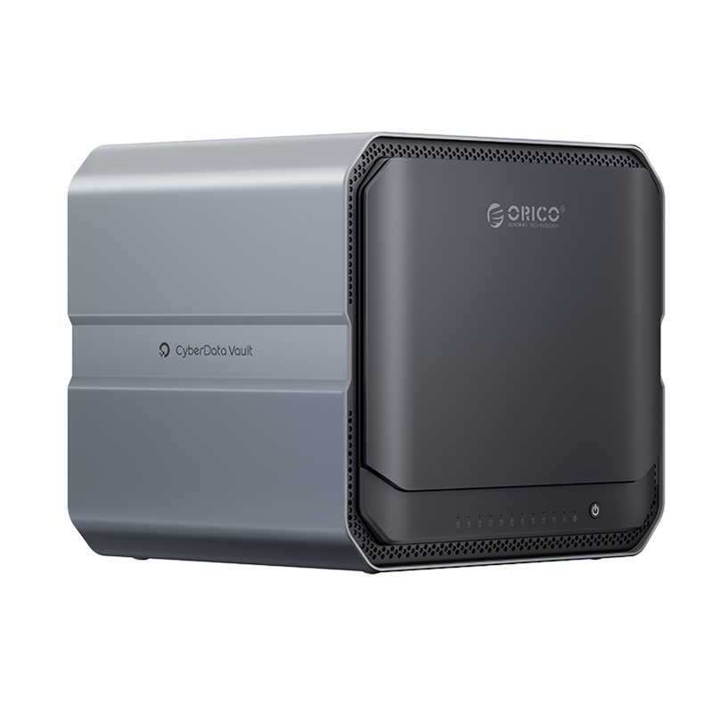 【超高性能】ORICO CyberData CF500 Pro NAS兼PC ORICO 5 Bay Type-C Raid Enclosure,Magnetic Plate/Toolfree(Sup