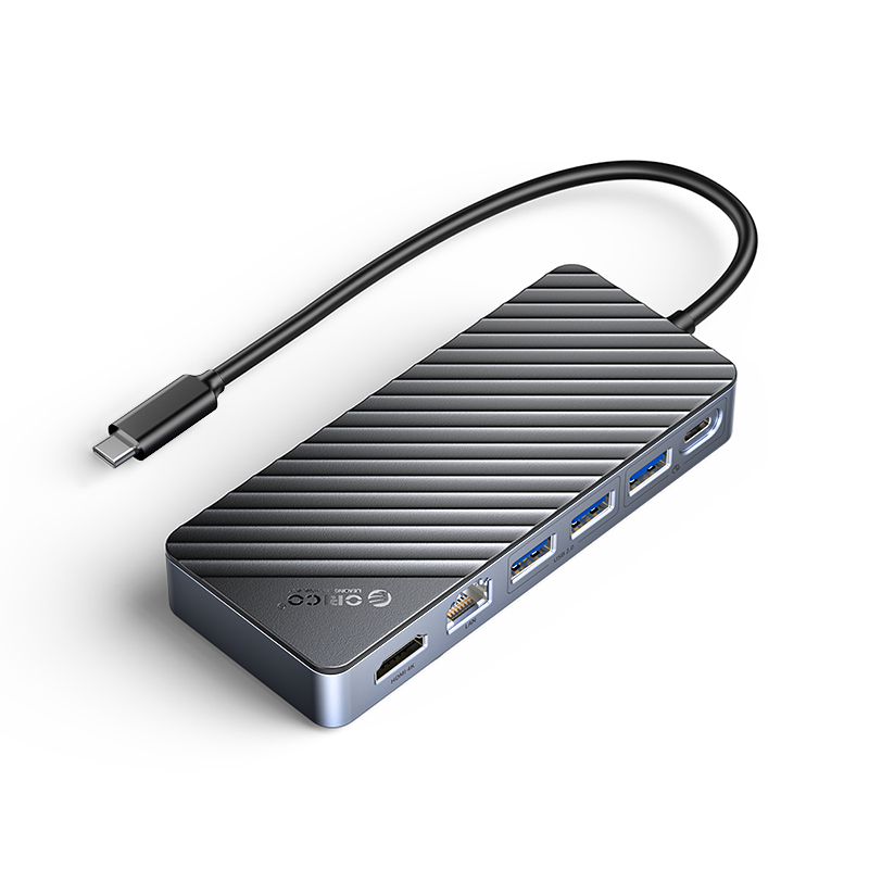 ORICO 8-in-1 Multifunctional Docking Station With M.2 NVMe/NGFF