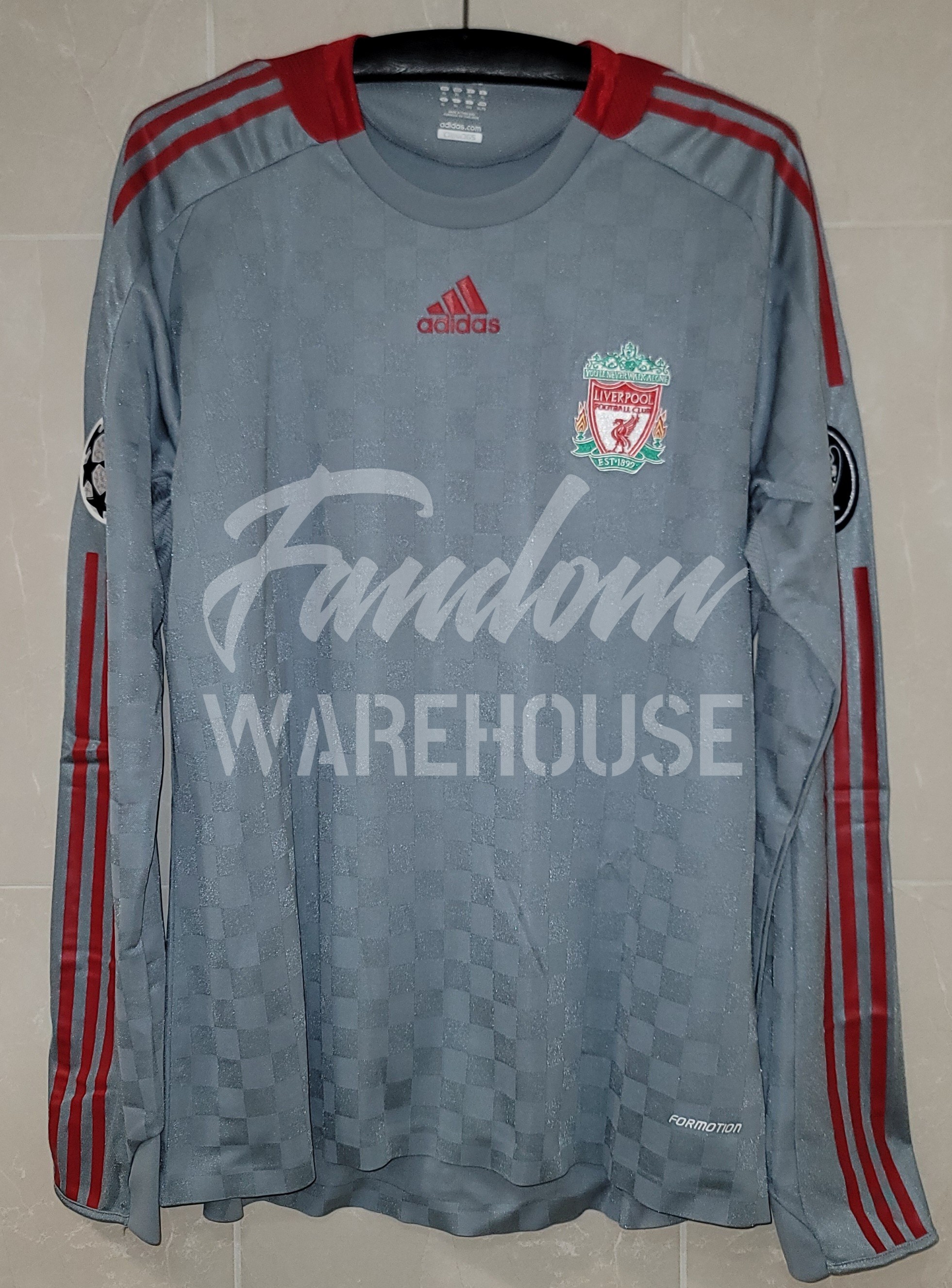 Liverpool 2008-09 (ADIDAS) Away Long-Sleeve FORMOTION Player