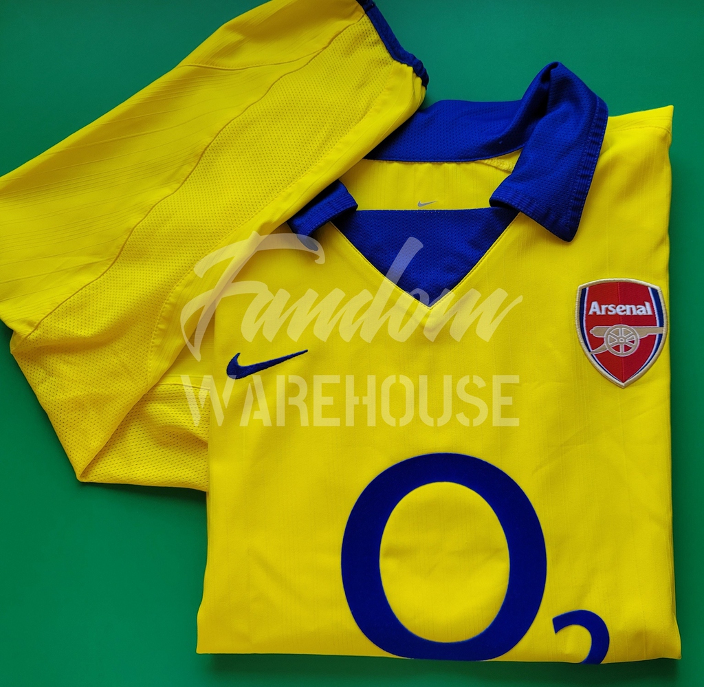 Arsenal 2003-04 (NIKE) Away Long-sleeve Shirt (Excellent