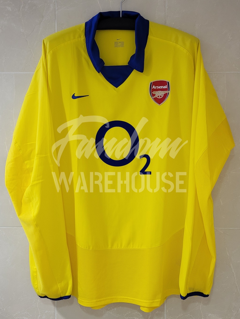 Arsenal 2003-04 (NIKE) Away Long-sleeve Shirt (Excellent