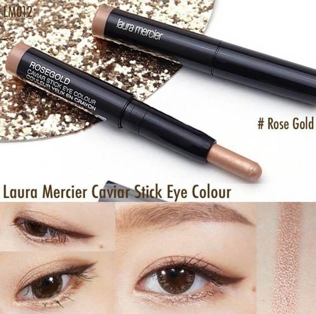 LAURA MERCIER CAVIAR STICK EYE COLOR 6色 現貨) Laura Mercier Caviar Stick Eye Colour 鑽光幻魅眼影筆- Rose