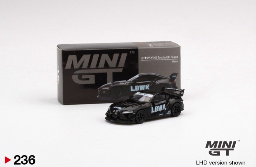 Minigt 236 LB Works Toyota GR Supra LBWK mini gt - JackFat Toys