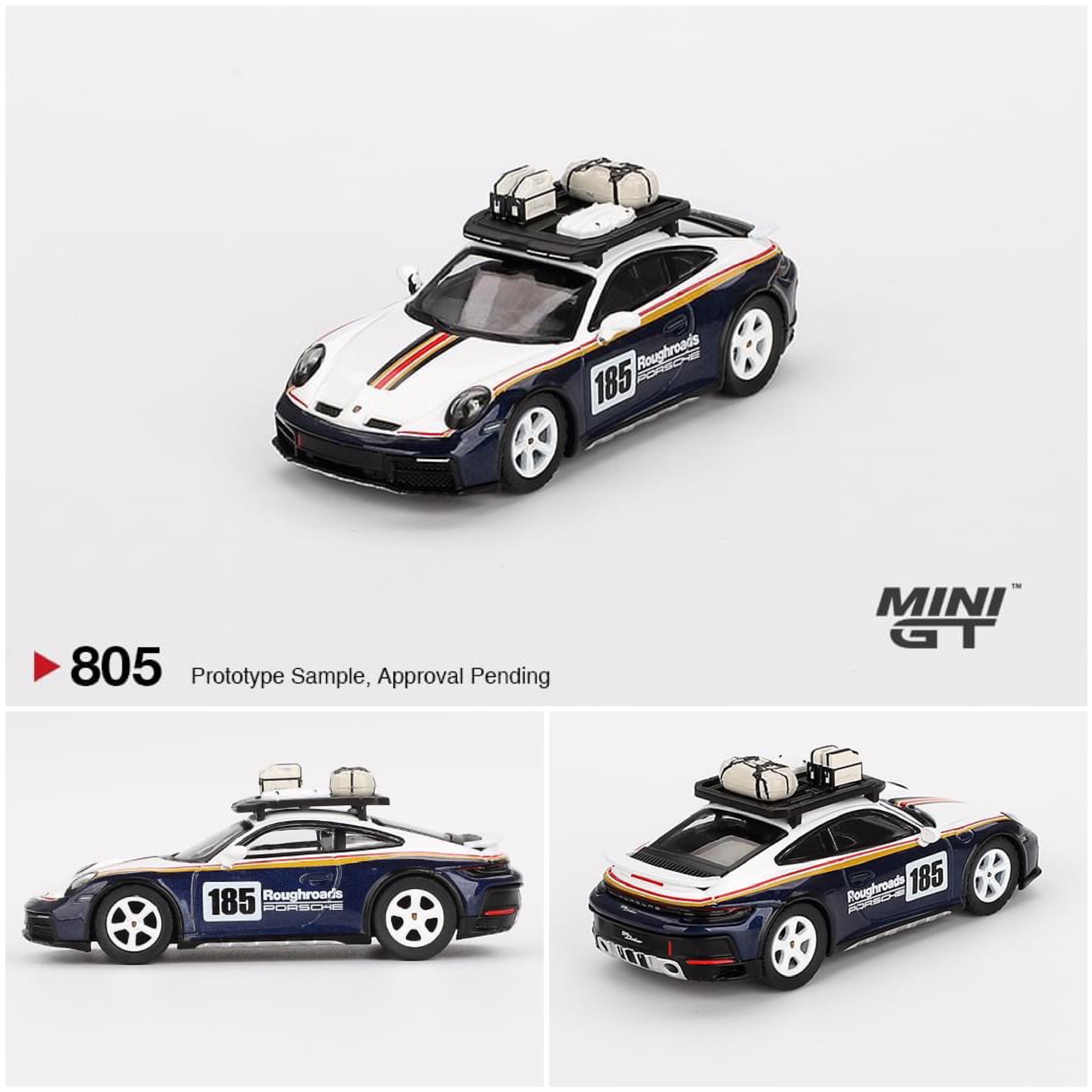 MINIGT MINI GT 805 - Porsche 911 Dakar Rallye Design Package