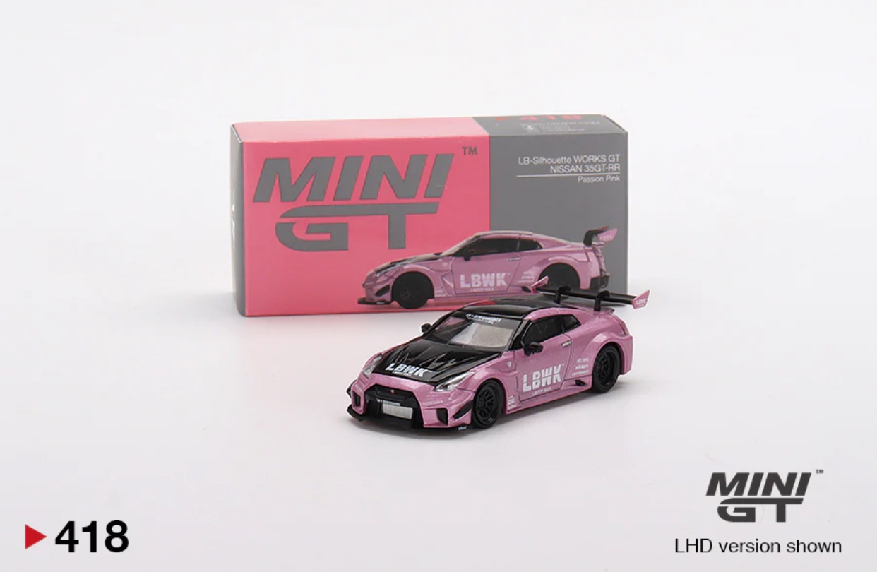 現貨Minigt 418 LBWK Nissan 35GT-RR R35 GTR MINI GT - JackFat Toys