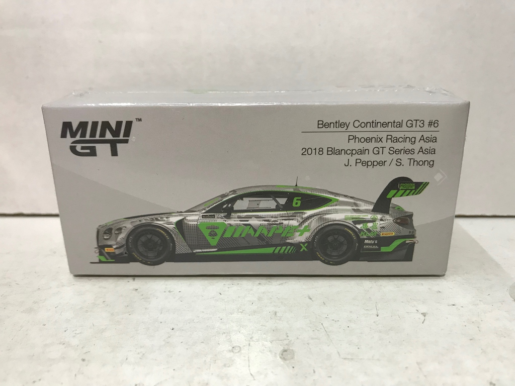 ミニカー MINI GT Bentley Continental GT3 #6 Unboxing Mini GT x Pop Race #222 Bentley Continental GT3 #6