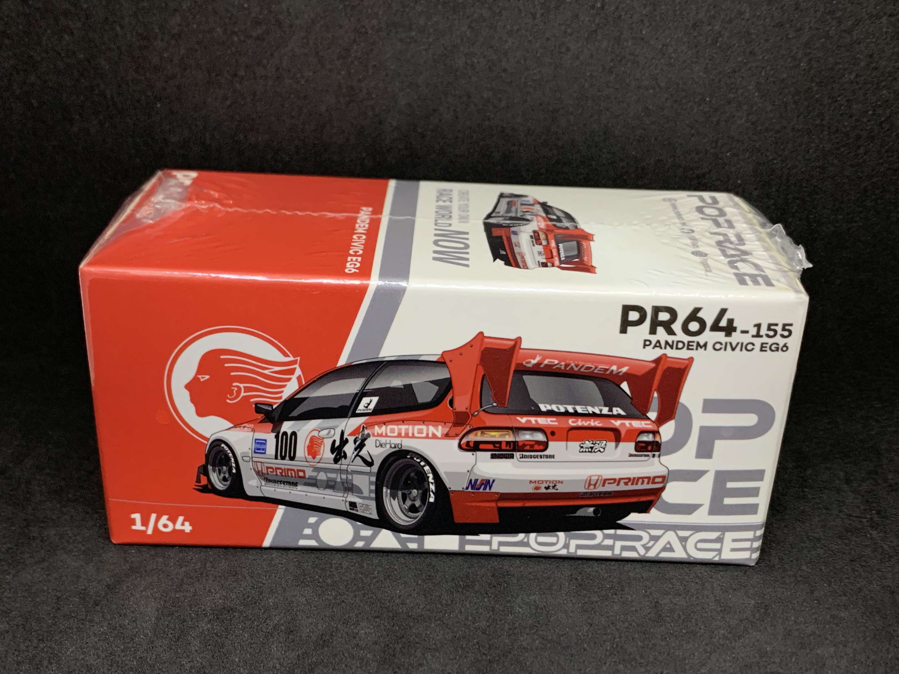 希少 POP RACE 1/64 PANDEM CIVIC EG6 出光カラー