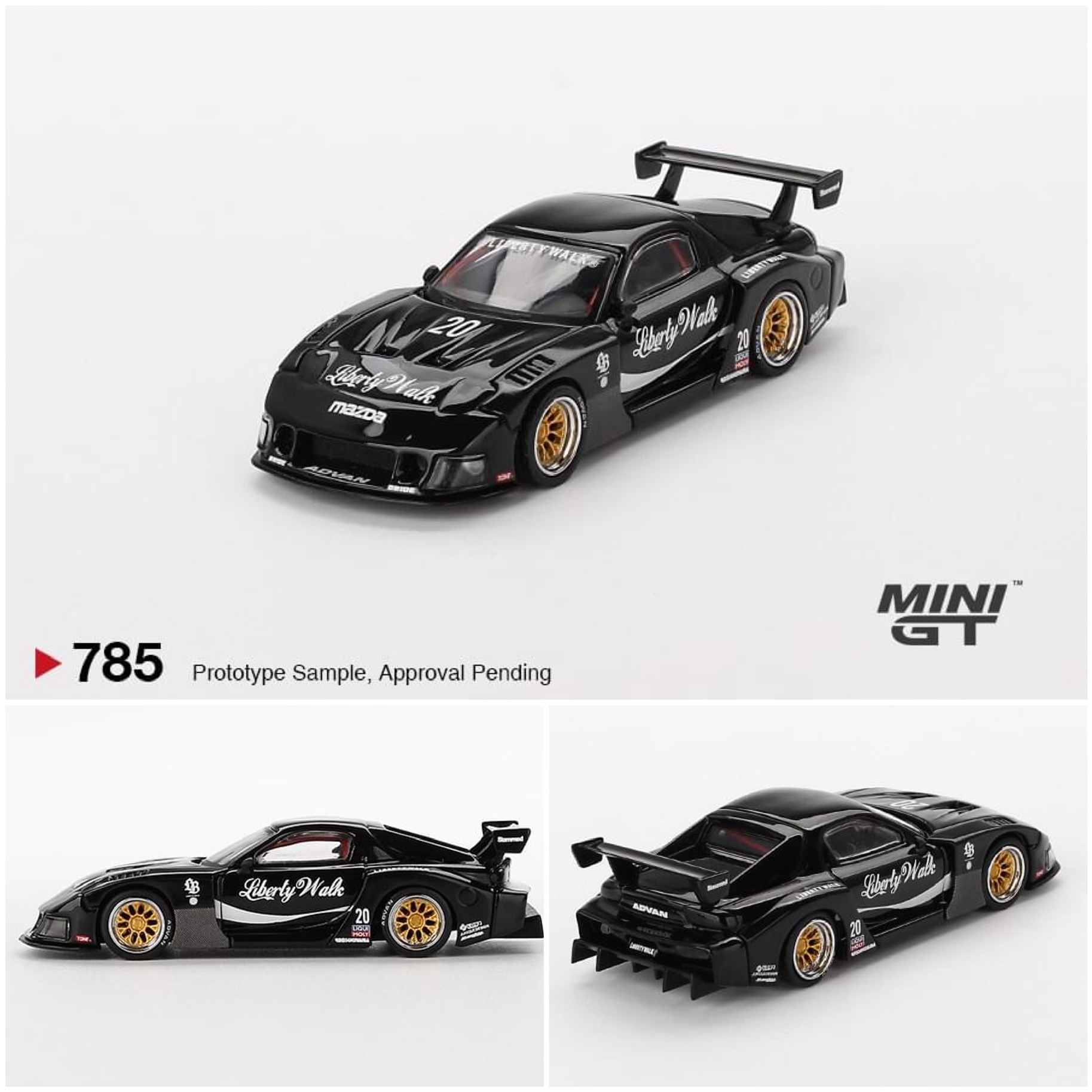 MINIGT RX-7 LB-スーパーシルエット Liberty Walk BK MINIGT RX-7 LB-スーパーシルエット Liberty Walk BK - メルカリ