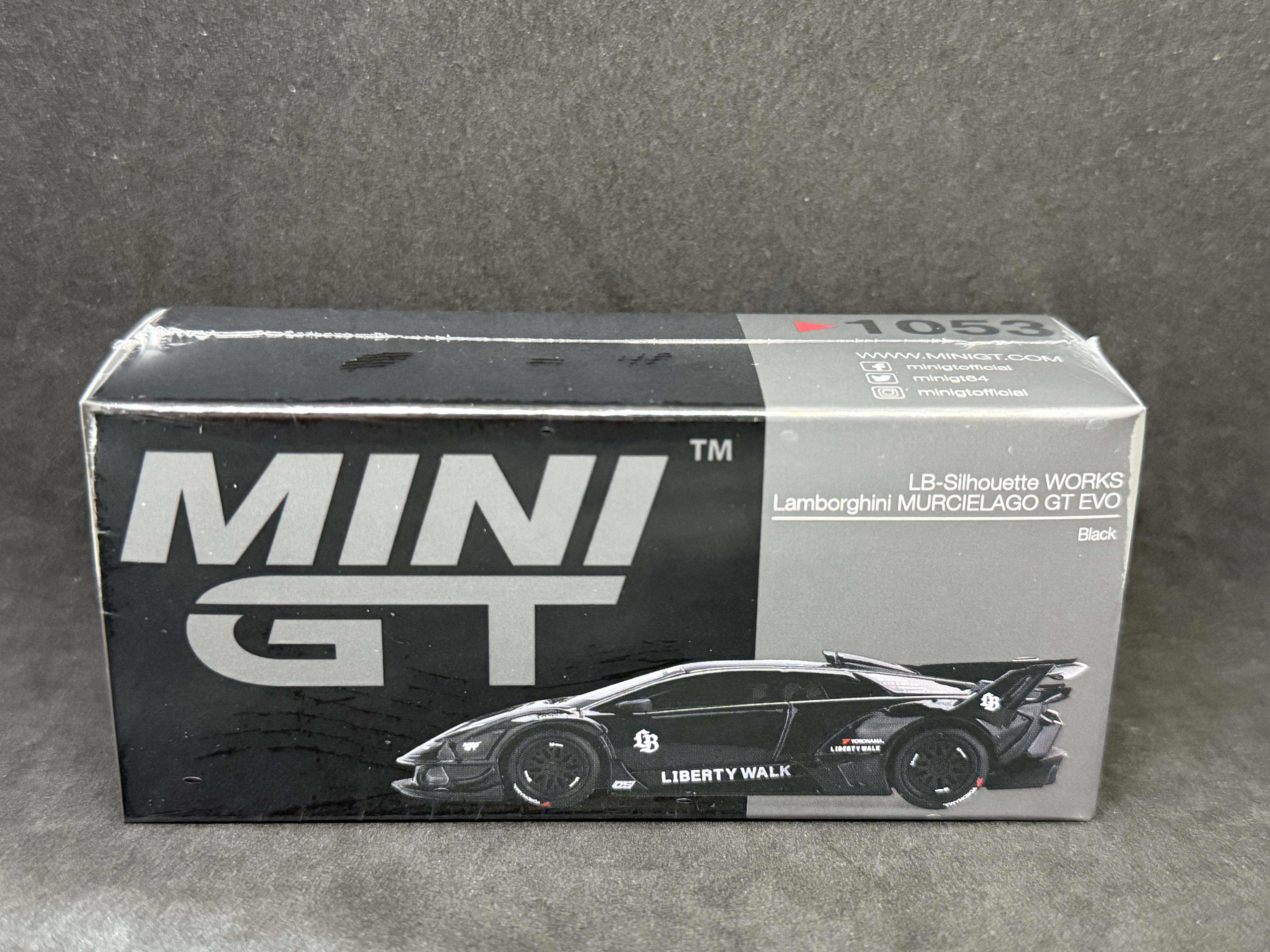 MINI GT 1053 Lamborghini LB-Silhouette WORKS MURCIELAGO GT Evo
