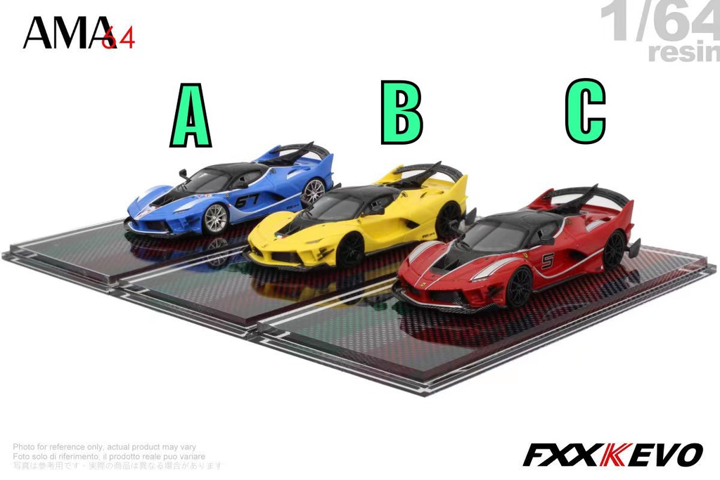 預訂Pre-order 》AMA64精品級1:64樹脂手辦模型Ferrari FXX-K EVO