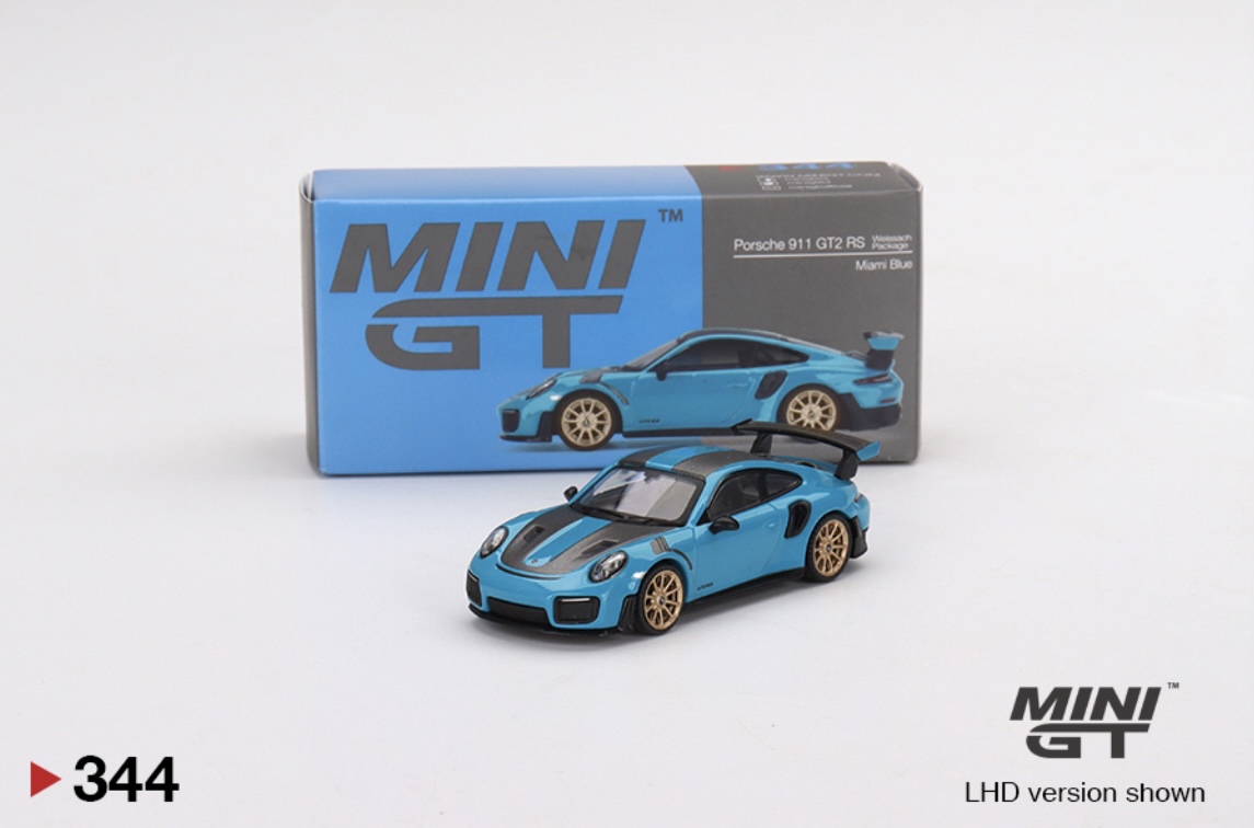 MINI GT Porsche 911 GT2 RS 2台セット MINI GT Porsche 911 GT2 RS 2台セット 現貨Minigt 344 Porsche 911