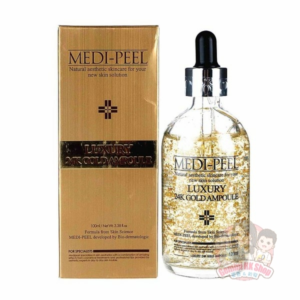 韓國Medi-Peel 24K 奢華黃金安瓶精華肌底液100ml - GeminiHKShop
