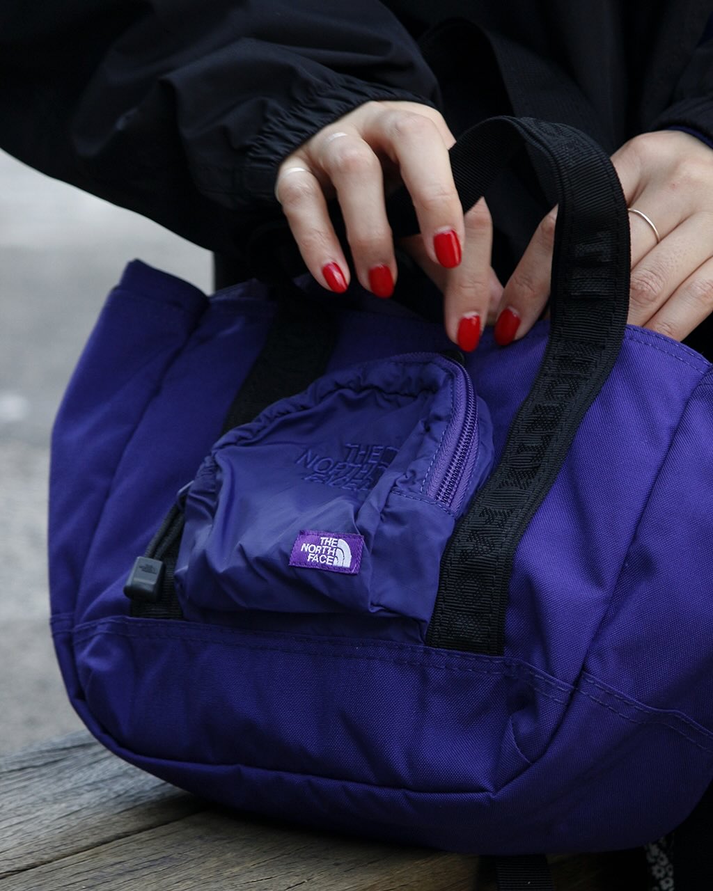 THE NORTH FACE Purple Label Cordura Nylon Shoulder Tote Bag