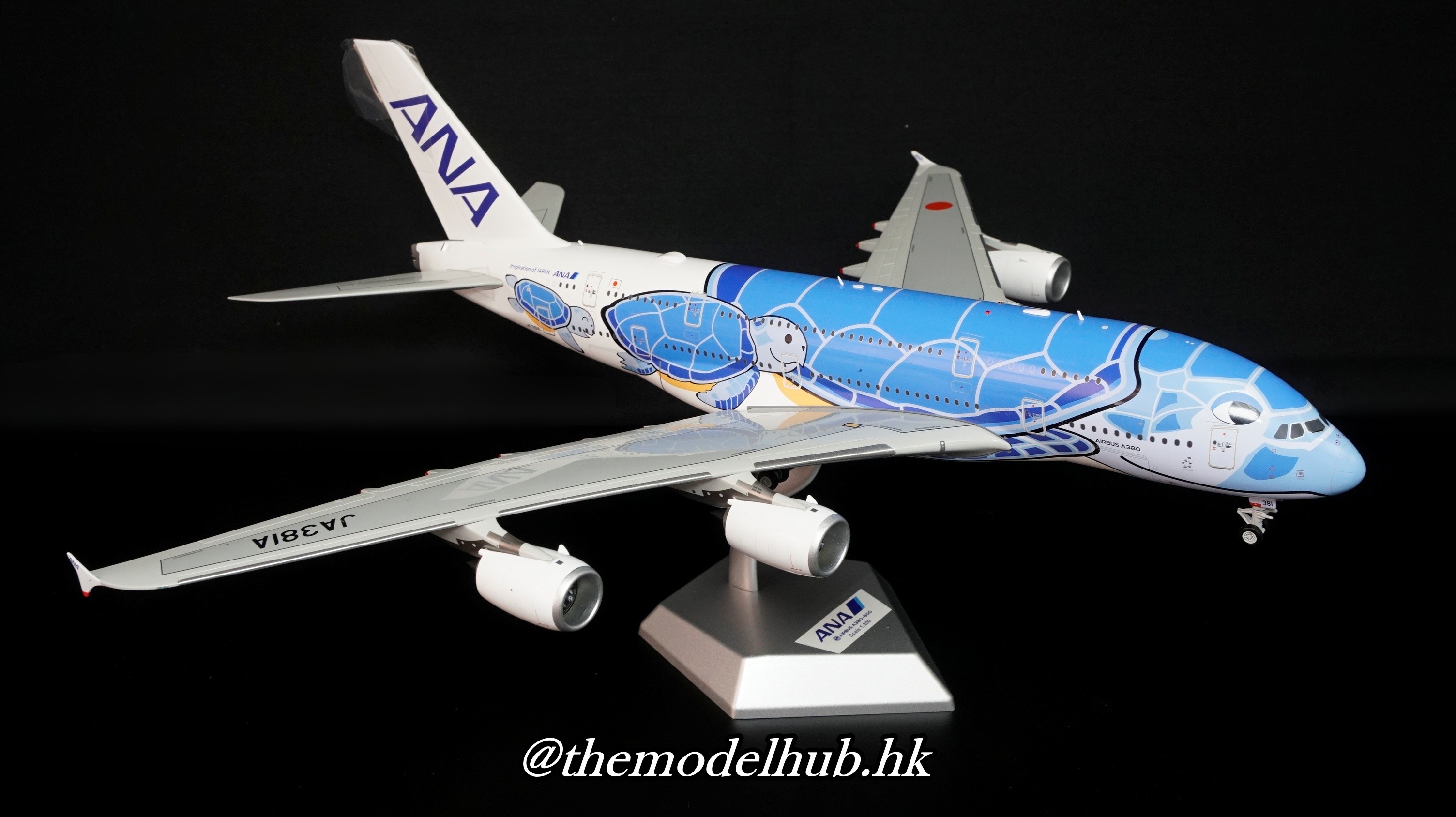 SQ Wings 1/200 ANA A380 Reg: JA381A - The Model Hub (HK)