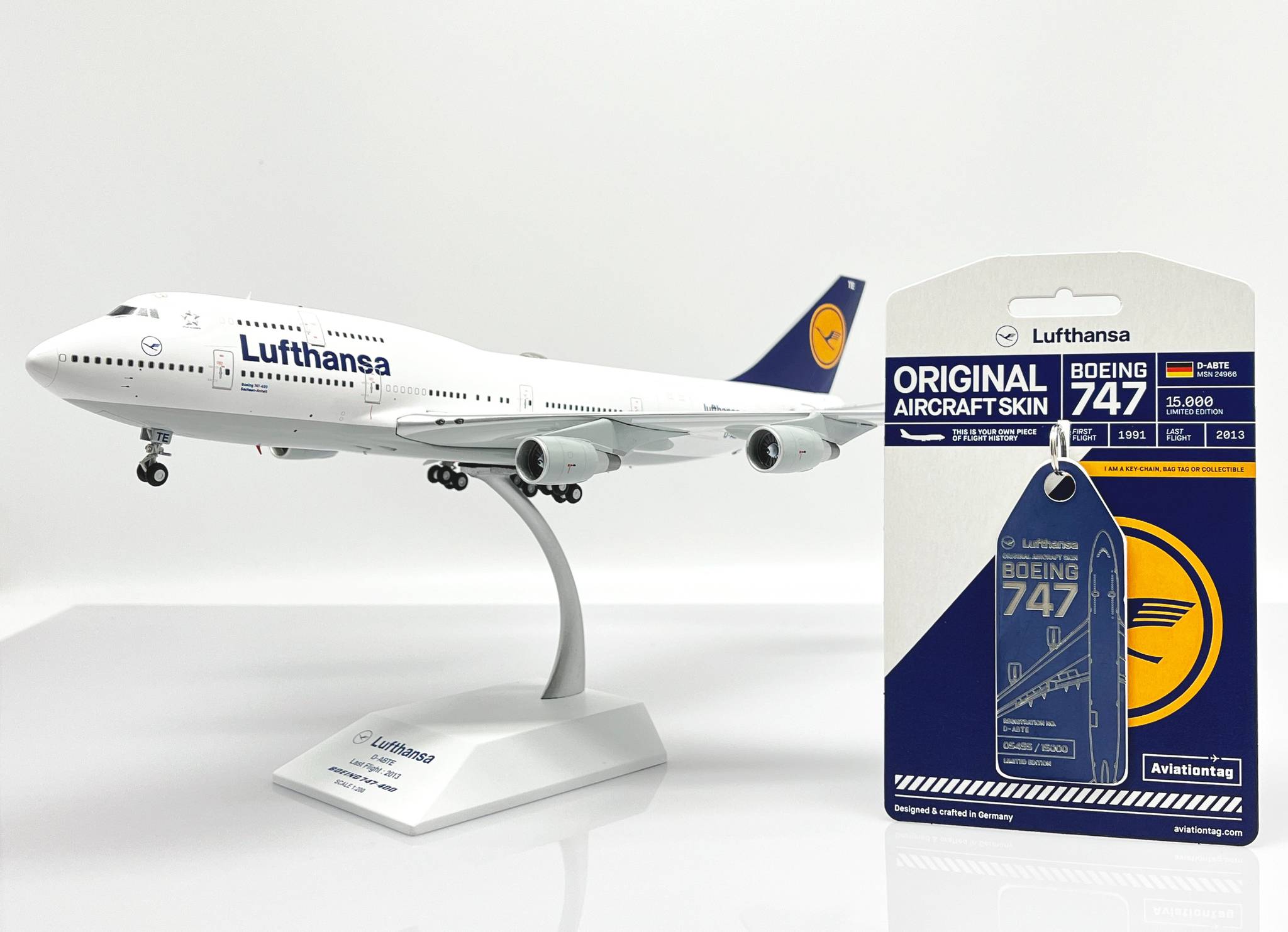 Instock] JC WINGS XX20315 1/200 Lufthansa 747-400 D-ABTE With