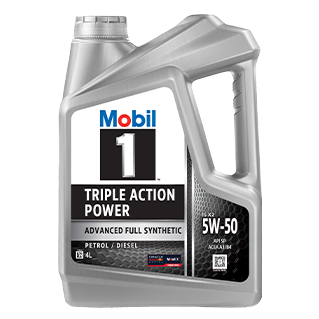 Mobil 1 Triple Action Power 5W50 美孚1號香港行貨機油- Store J 士多J