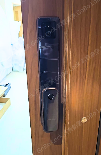 青衣青富苑裝電子門鎖Solity GP6000BK 香檳金- 高寶鎖業GoBo Lock