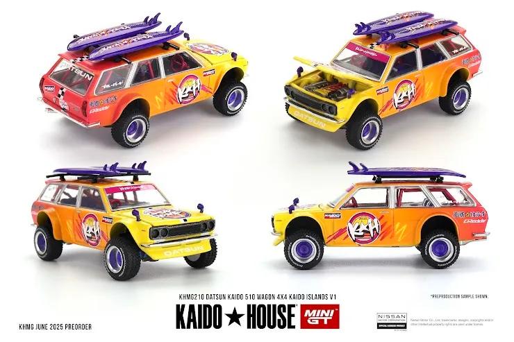 KaidoHouse 1/64 Datsun KAIDO 510 Wagon 4x4 Kaido ISLANDS V1 - 收藏