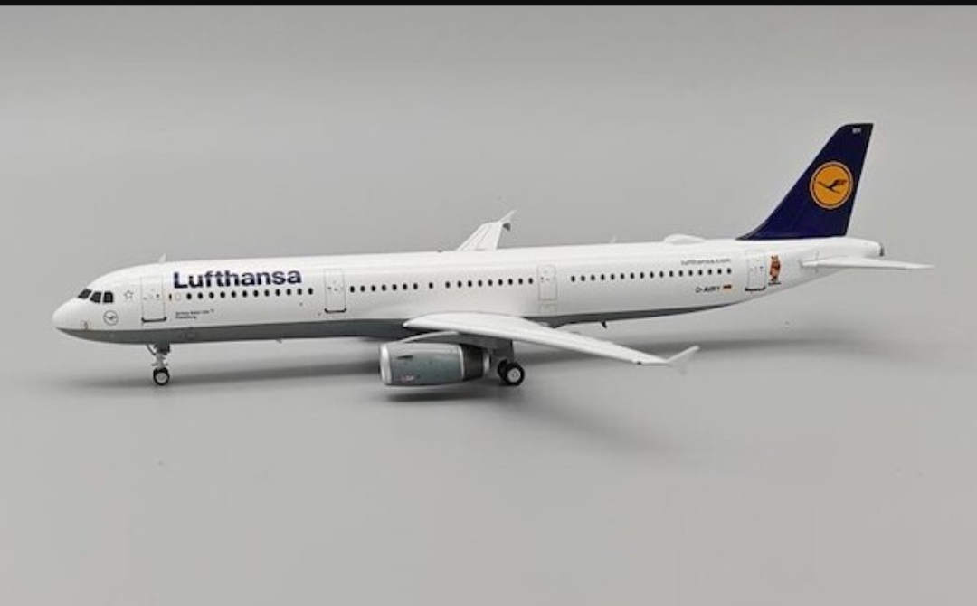 JFox 1/200 Lufthansa A321-131D-AIRY - 收藏家模型飛機模型汽車模型
