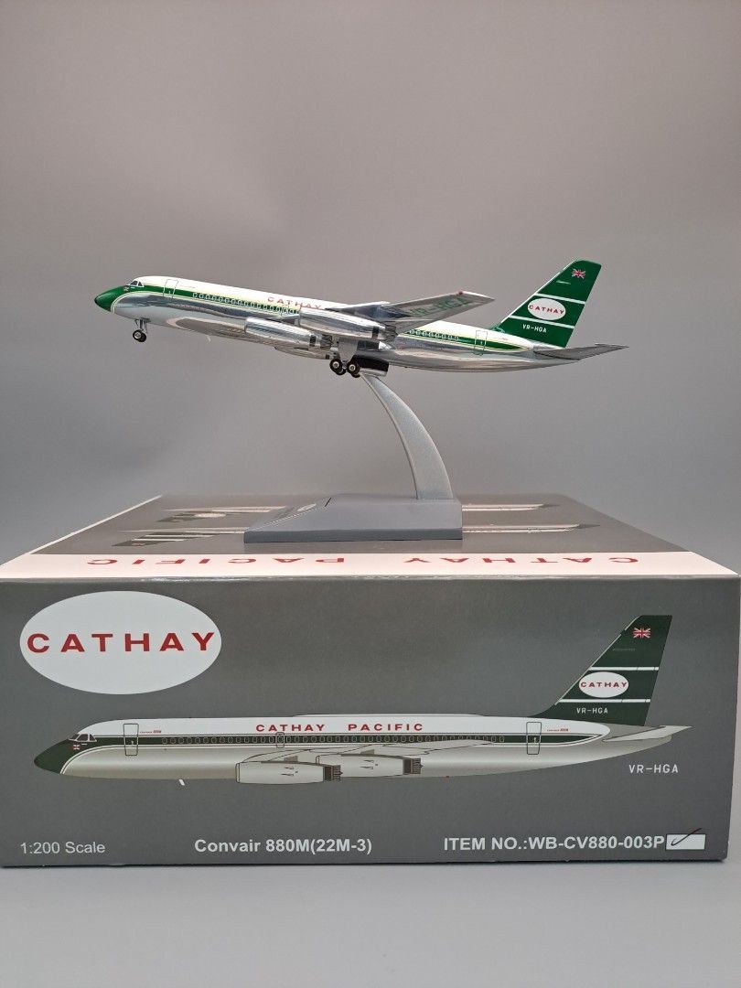 ゆうちゃん商品 AIR DO CATHAY PACIFIC SQ Wings 1:200 Cathay Pacific Cargo Boeing B747-8F Diecast