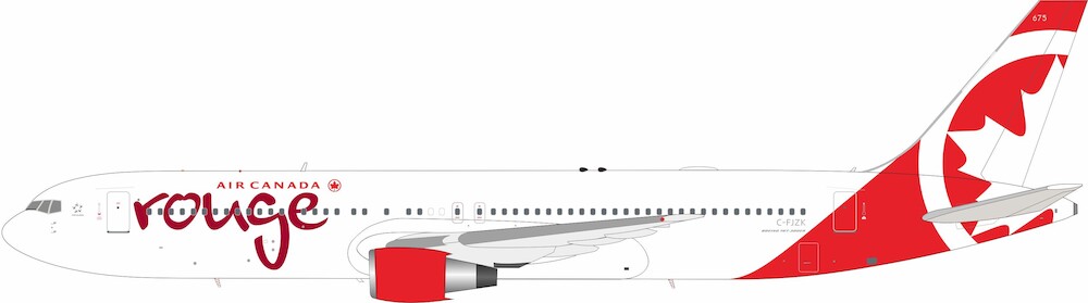 B-Model B-763-RV-JZK 1/200 Air Canada Rouge Boeing 767-3Q8