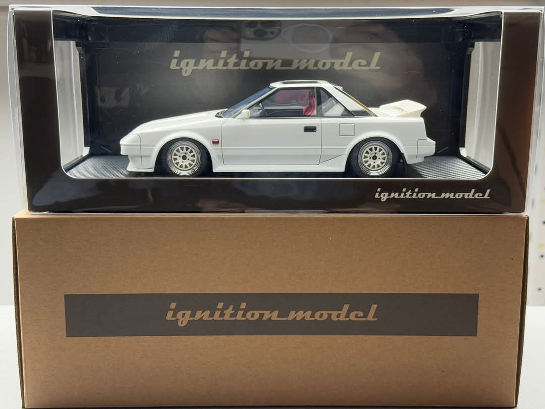 Ignition Model IG3503 1/18 Toyota MR2 (AW11) White - 收藏家模型