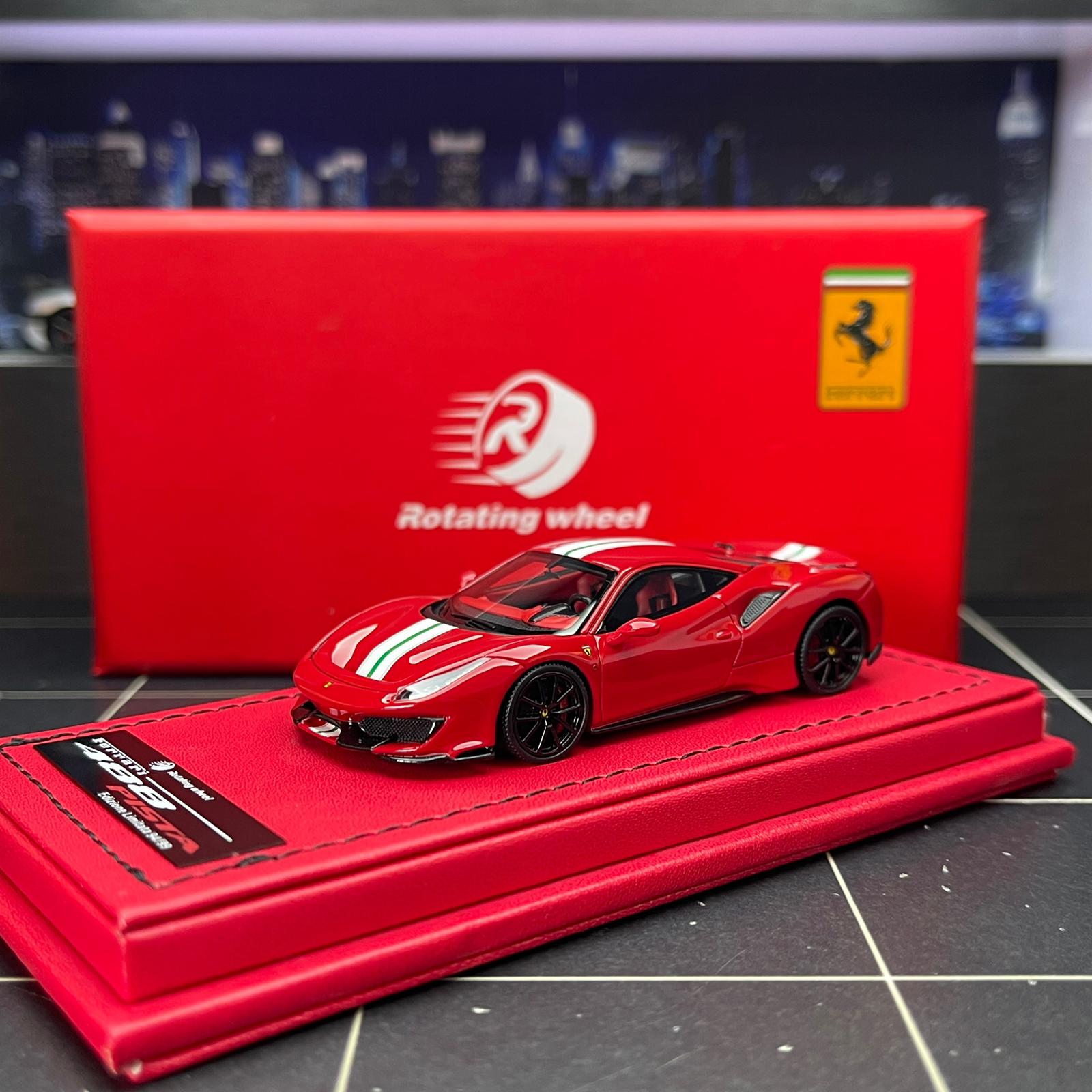 希少　Rotating Wheel 1/64 488ピスタスパイダー　ルクレール 希少 Rotating Wheel 1/64 488ピスタスパイダー ルクレール