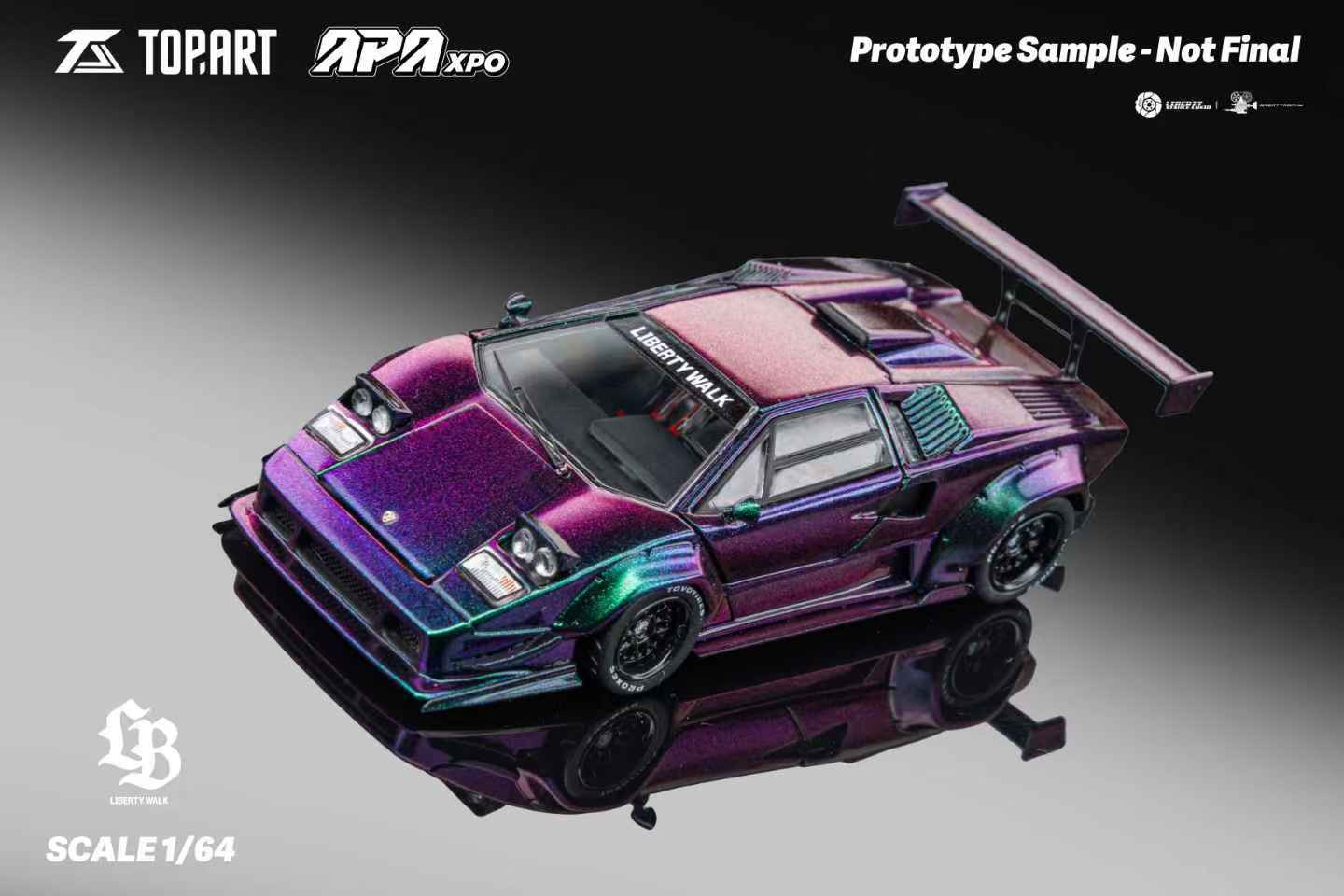 TopArt 1/64 LiberyWalk Licensesd Product 1/64 LBWK Countach