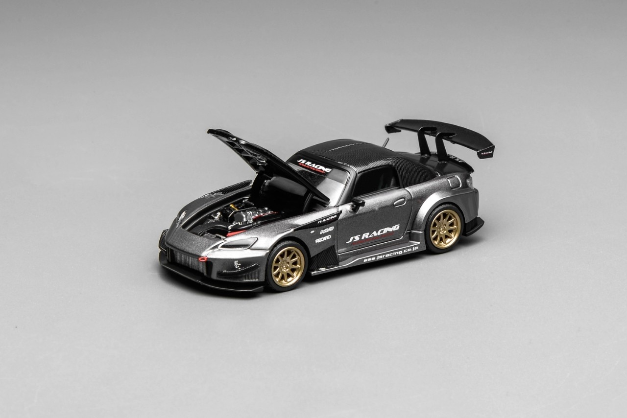 Motorhelix 1/64 Honda S2000 J's Racing Moon Rock Metallic Diecast