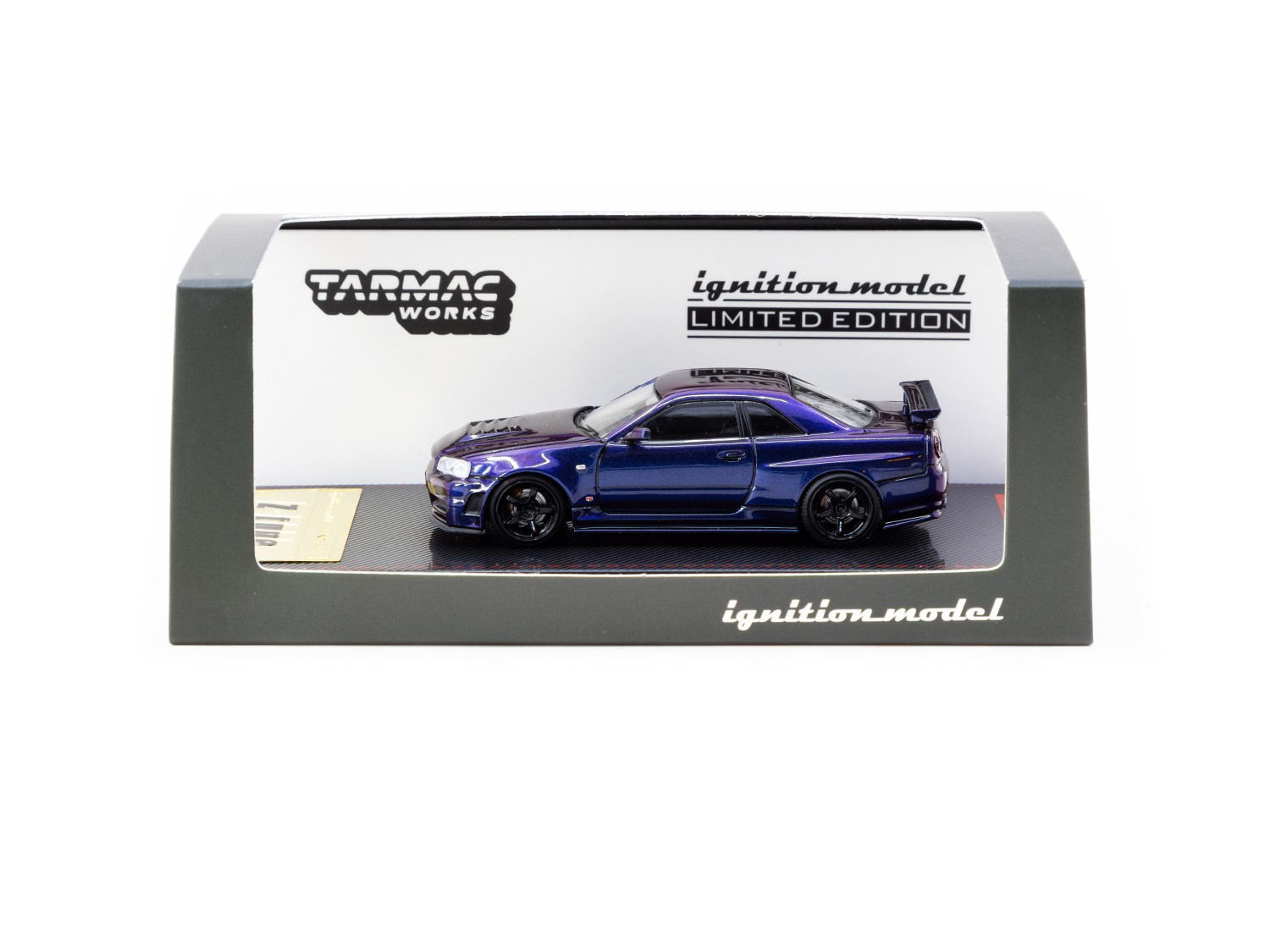 Ignition Model x TARMAC 1/64 Nismo R34 GT-R Z-tune, Purple