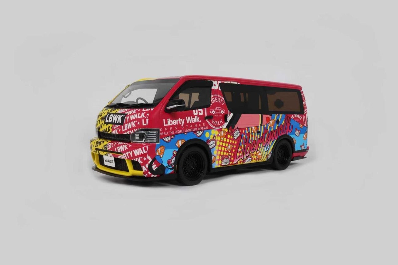 Otto 1/18 Toyota Hiace LBWK Resin Model 高級樹脂車模型- 收藏家模型