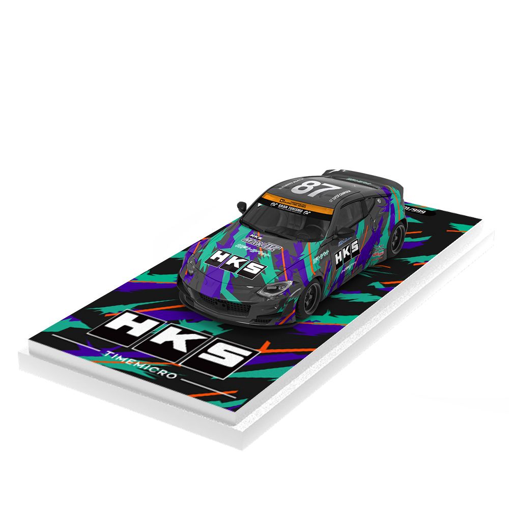 Time Micro 1/64 Nissan 400Z HKS Diecast Model (Ordinary Version