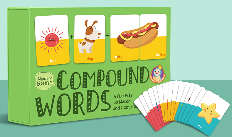 Compound Words Matching Game 復合詞配對遊戲卡 - KnowledgeHub