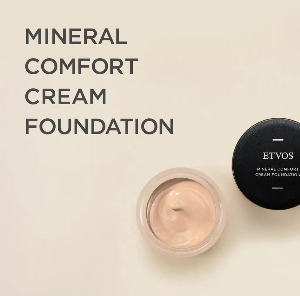 日本ETVOS Mineral Comfort Cream Foundation 光感無瑕礦物粉霜